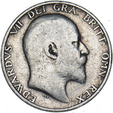 1905 Shilling - Edward VII British Silver Coin