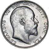 1910 Shilling - Edward VII British Silver Coin - Nice