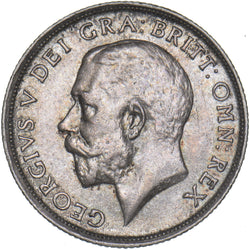 1915 Shilling - George V British Silver Coin - Very Nice