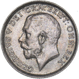 1915 Shilling - George V British Silver Coin - Very Nice
