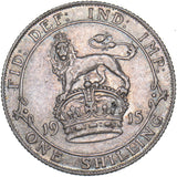 1915 Shilling - George V British Silver Coin - Very Nice
