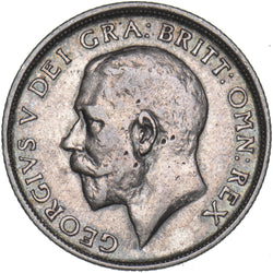 1916 Shilling - George V British Silver Coin - Nice