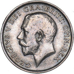 1916 Shilling - George V British Silver Coin - Nice