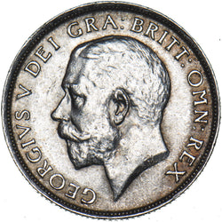 1916 Shilling - George V British Silver Coin - Very Nice