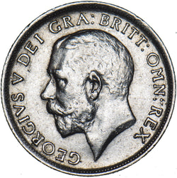 1916 Shilling - George V British Silver Coin - Nice
