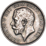 1919 Shilling - George V British Silver Coin - Nice