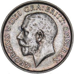 1919 Shilling - George V British Silver Coin - Nice