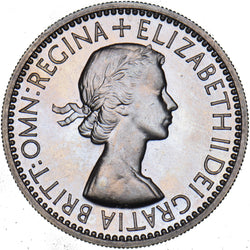 1953 Proof English Shilling - Elizabeth II British  Coin - Superb