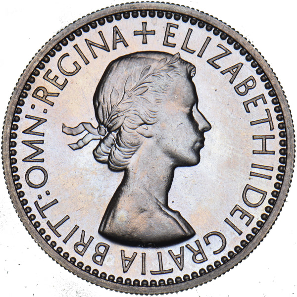 1953 Proof English Shilling - Elizabeth II British  Coin - Superb