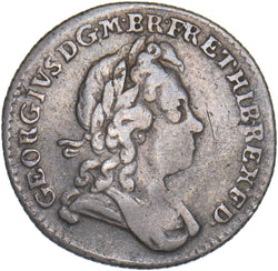 1726 Sixpence - George I British Silver Coin - Nice