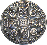 1741 Sixpence - George II British Silver Coin - Nice