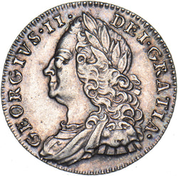 1758 Sixpence - George II British Silver Coin - Very Nice