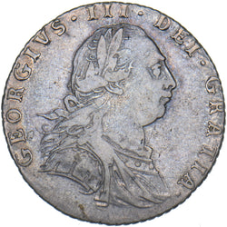 1787 Sixpence - George III British Silver Coin