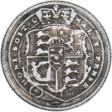 1816 Sixpence - George III British Silver Coin