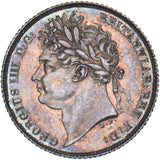 1821 Sixpence - George IV British Silver Coin - Very Nice