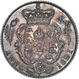 1821 Sixpence - George IV British Silver Coin - Very Nice