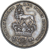 1829 Sixpence - George IV British Silver Coin - Very Nice