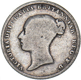 1842 Sixpence - Victoria British Silver Coin