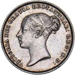 1845 Sixpence - Victoria British Silver Coin - Very Nice