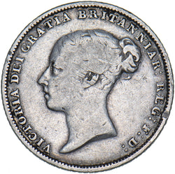 1851 Sixpence - Victoria British Silver Coin