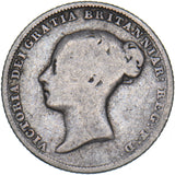 1852 Sixpence - Victoria British Silver Coin