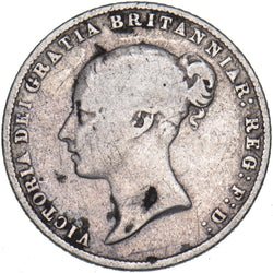 1862 Sixpence - Victoria British Silver Coin