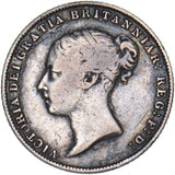 1865 Sixpence (Die no. 11) - Victoria British Silver Coin
