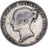 1866 Sixpence (Die no. 23) - Victoria British Silver Coin