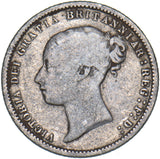1871 Sixpence (Die no. 6) - Victoria British Silver Coin