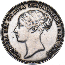 1876 Sixpence (Ex-mount) - Victoria British Silver Coin