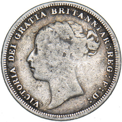1882 Sixpence - Victoria British Silver Coin