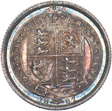 1887 Sixpence - Victoria British Silver Coin - Very Nice