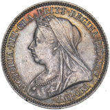 1893 Sixpence - Victoria British Silver Coin - Very Nice