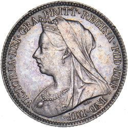 1894 Sixpence - Victoria British Silver Coin - Very Nice