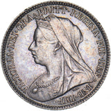 1894 Sixpence - Victoria British Silver Coin - Very Nice
