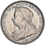1898 Sixpence - Victoria British Silver Coin - Very Nice