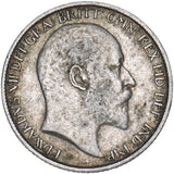 1902 Sixpence - Edward VII British Silver Coin - Nice