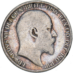 1904 Sixpence - Edward VII British Silver Coin