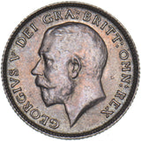1915 Sixpence - George V British Silver Coin - Very Nice