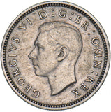 1952 Sixpence - George VI British  Coin - Nice