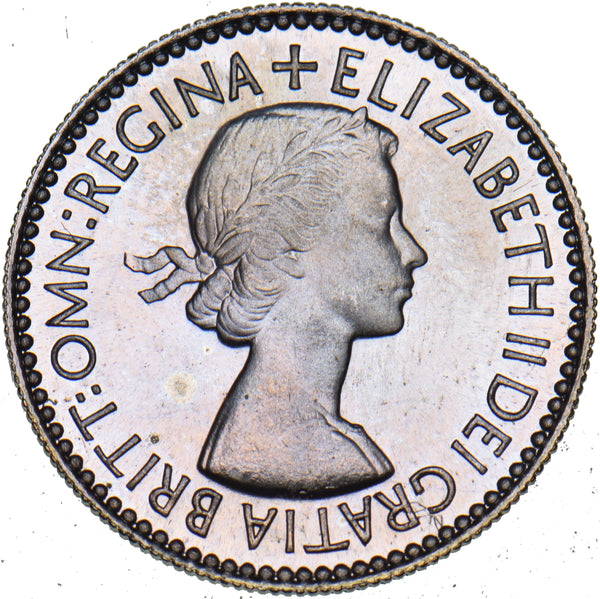 1953 Proof Sixpence - Elizabeth II British  Coin - Superb
