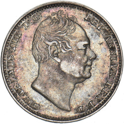 1834 Maundy Fourpence - William IV British Silver Coin - Very Nice