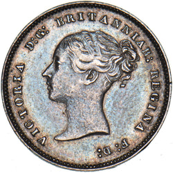 1884 Maundy Fourpence - Victoria British Silver Coin - Very Nice