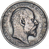1902 Maundy Fourpence - Edward VII British Silver Coin - Nice