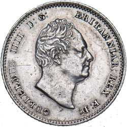 1837 Groat (Fourpence) - William IV British Silver Coin - Very Nice