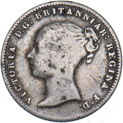 1854 Groat (Fourpence) - Victoria British Silver Coin