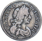 1673 Threepence - Charles II British Silver Coin - Nice