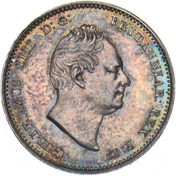 1836 Threepence - William IV British Silver Coin - Superb