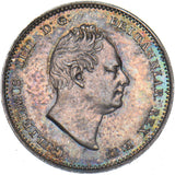 1836 Threepence - William IV British Silver Coin - Superb