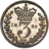 1836 Threepence - William IV British Silver Coin - Superb
